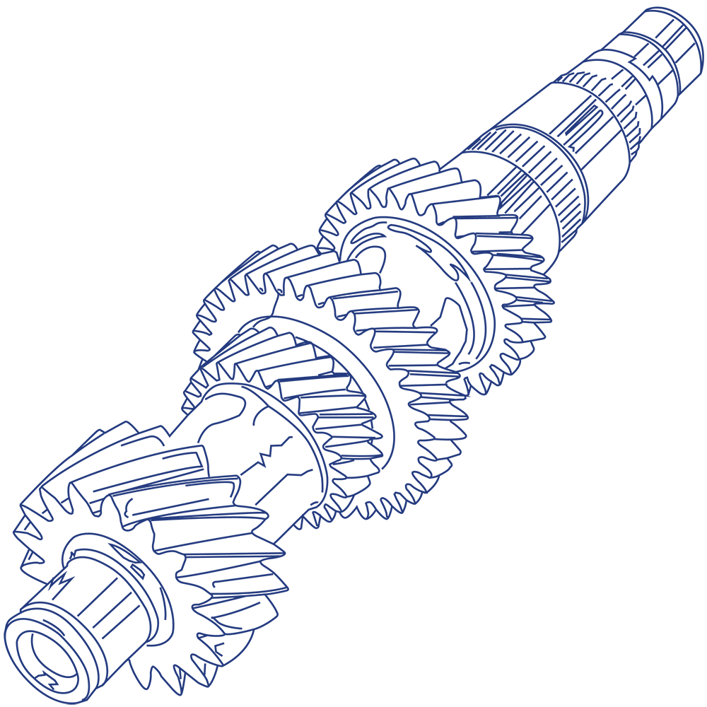 transmission shaft line drawing