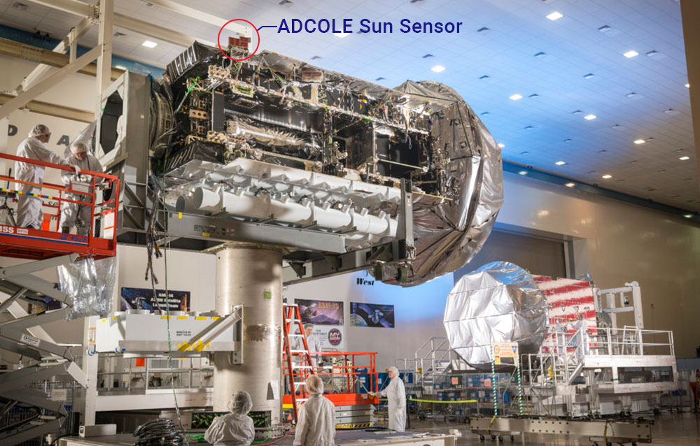 Adcole Sun Sensor Blasts Off