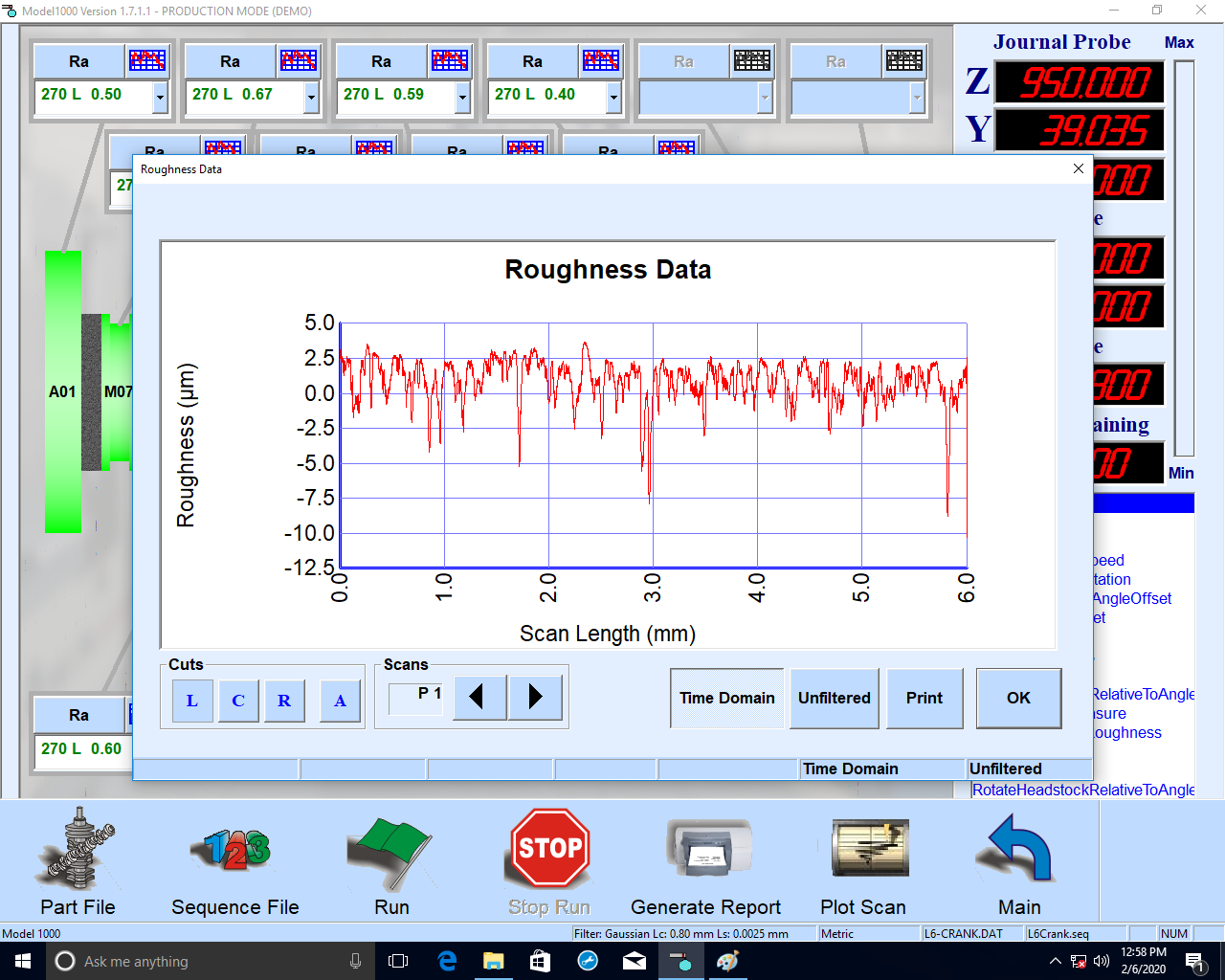 Adcole's Surface Roughness Measurement and Analysis software establishes surface roughness on camshafts, crankshafts and many other cylindrical or near-cylindrical parts, available for the 1000 and 1000-Z gages.